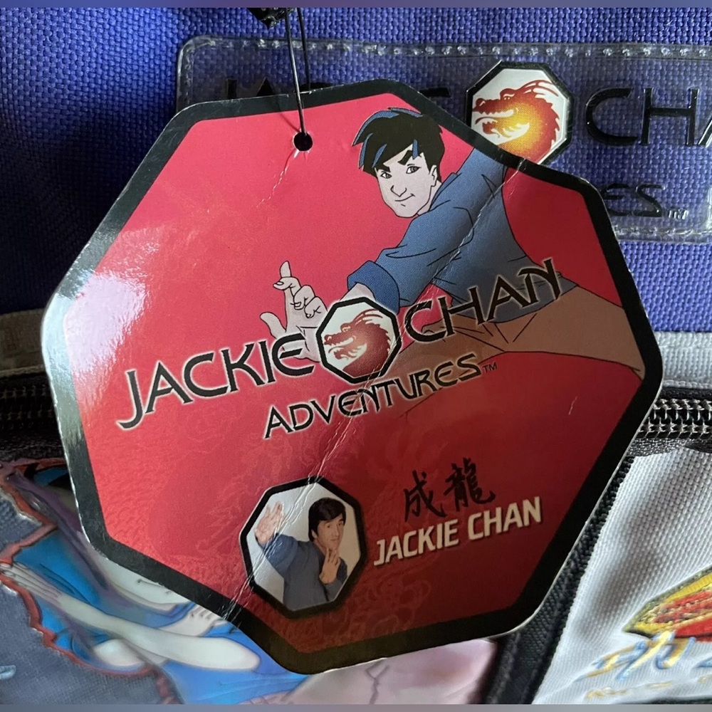 RARE Jackie Chan Adventures Cartoon Backpack New w/ Tag 2002 (See Photos) HTF - Picture 5 of 16